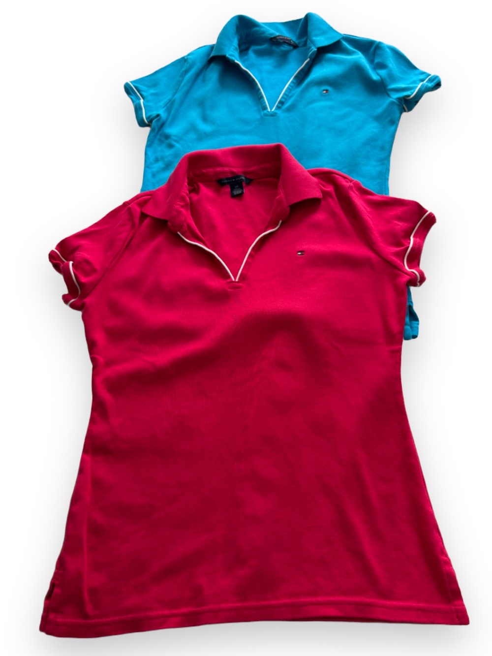 Tommy Hilfiger Women’s  set Polo Tops in Pink and Blue